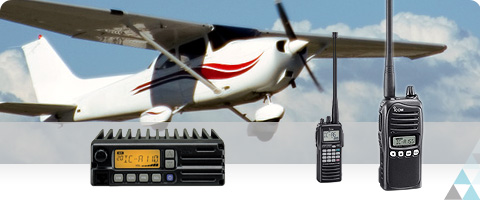 Atos radiocom propose des produits aéronautique VHF de la marque icom.